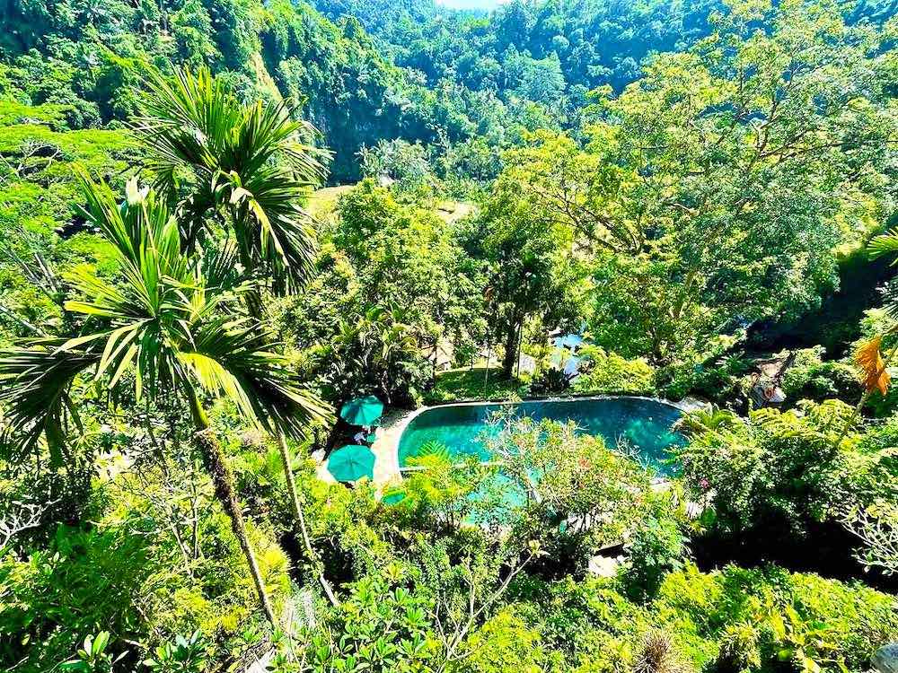 バリ島ウブド・ロイヤルピタマハの絶景