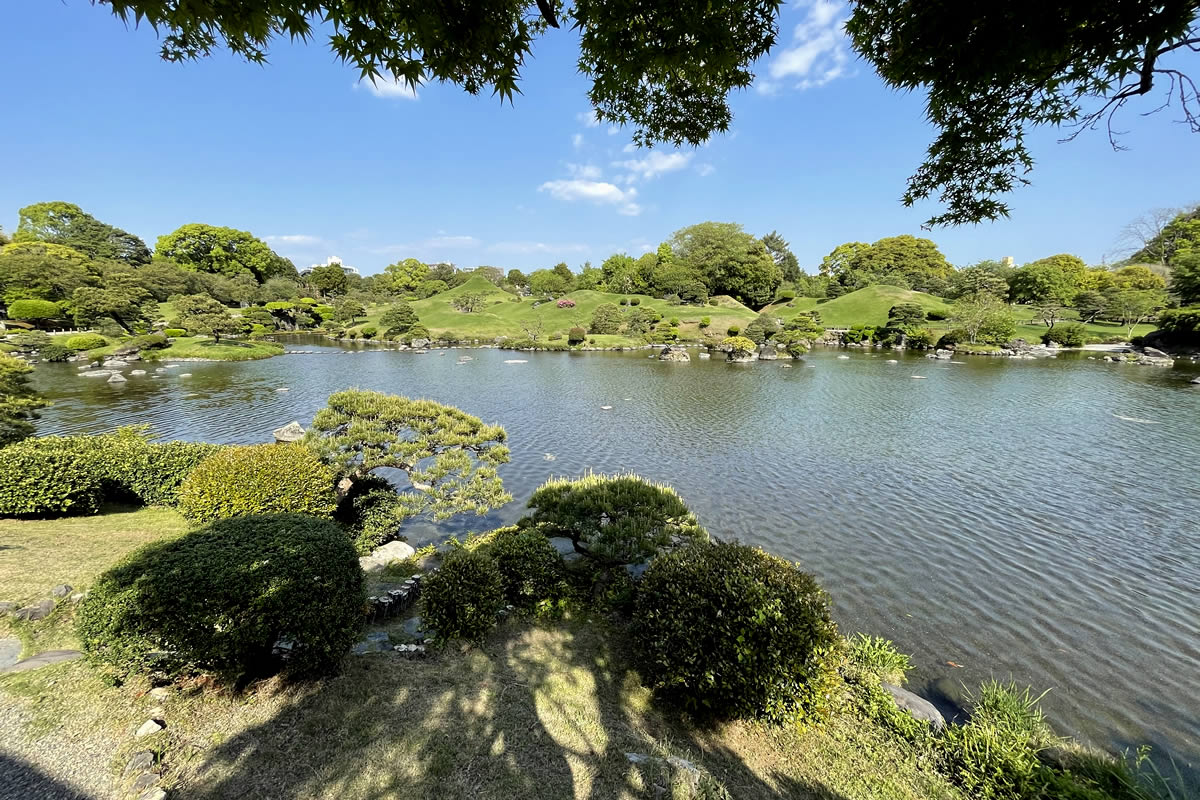 熊本の人気観光地「水前寺成趣園（じょうじゅえん）」