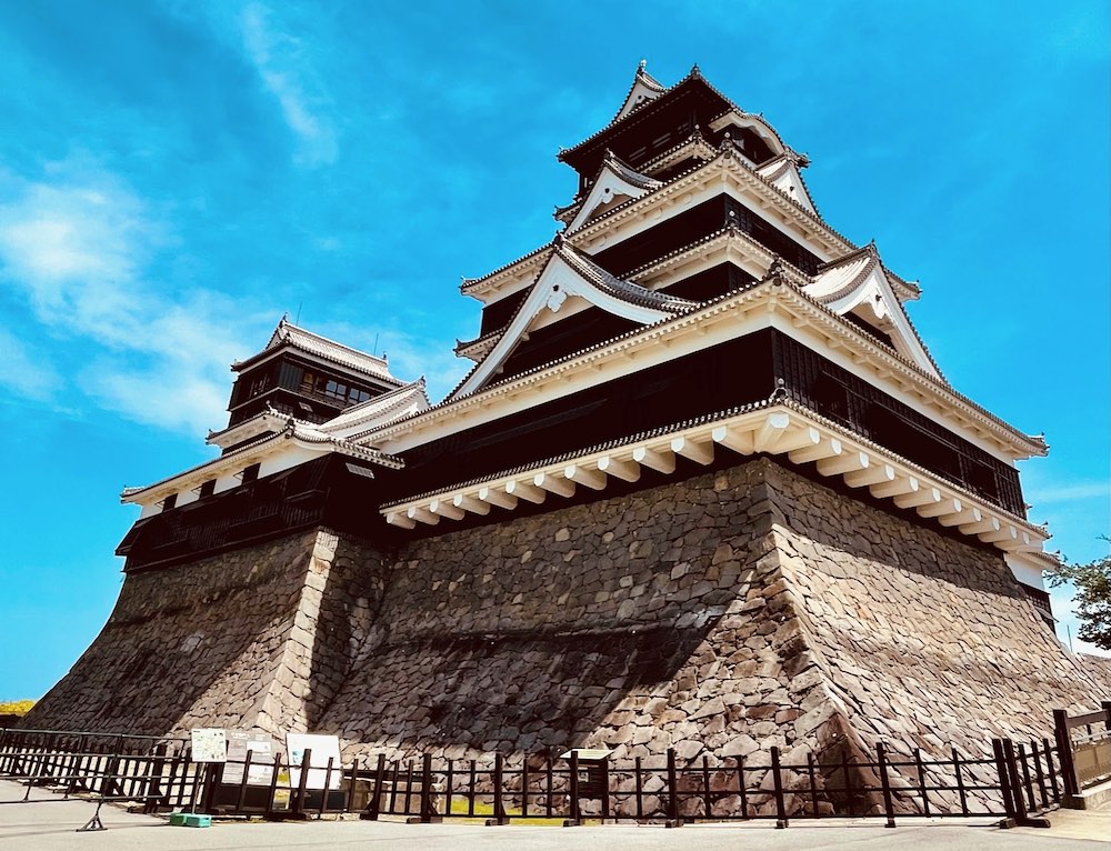 熊本城天守閣と小天守