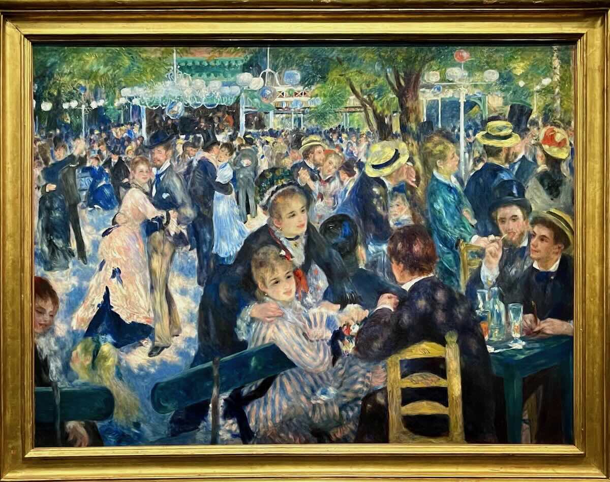 オーギュスト・ルノワール《ムーラン・ド・ラ・ギャレットの舞踏会》(オルセー美術館所蔵)