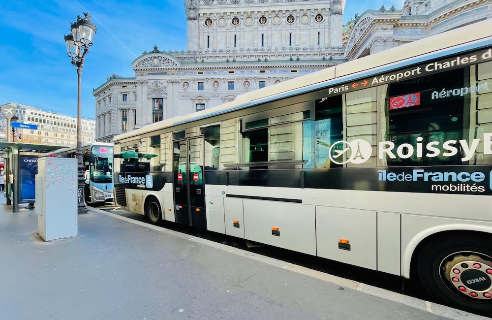 RoissyBus(ロワシーバス)オペラ座バス停